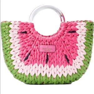 Kate spade watermelon straw handbag